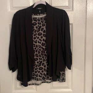 Torrid t-shirt 00 Torrid lightweight, black blazer 00